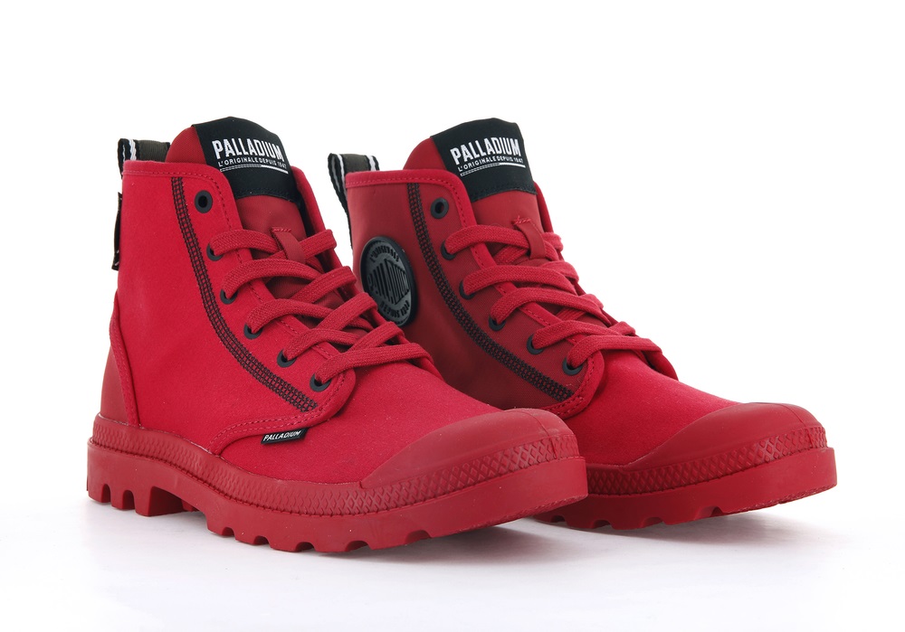 Botas Palladium PAMPA DARE 2 SURVIVE Hombre Rojas | Costa Rica-82076